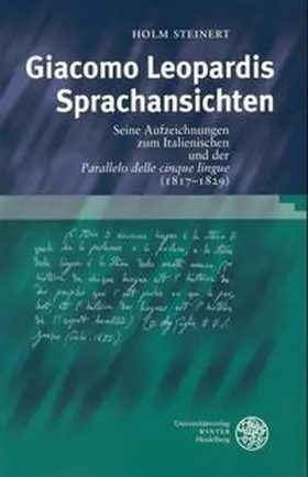 Steinert |  Giacomo Leopardis Sprachansichten | Buch |  Sack Fachmedien