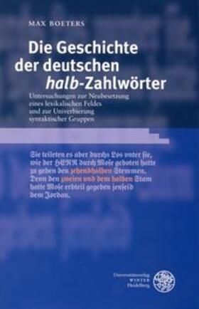 Boeters |  Die Geschichte der deutschen halb-Zahlwörter | Buch |  Sack Fachmedien