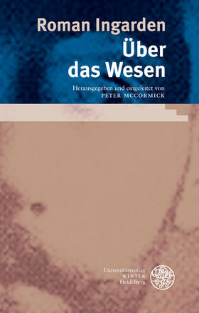 Ingarden / McCormick |  Über das Wesen | Buch |  Sack Fachmedien