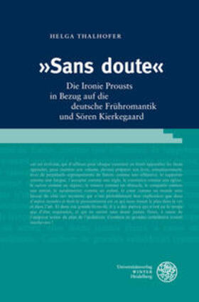 Thalhofer |  »Sans doute« | Buch |  Sack Fachmedien