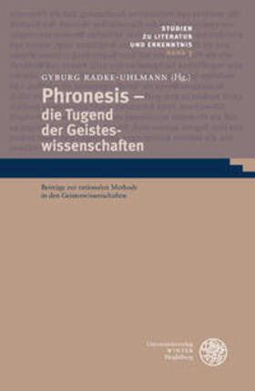 Radke-Uhlmann |  Phronesis - die Tugend der Geisteswissenschaften | Buch |  Sack Fachmedien