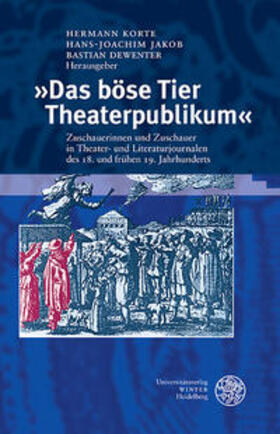 Korte / Jakob / Dewenter |  'Das böse Tier Theaterpublikum' | Buch |  Sack Fachmedien