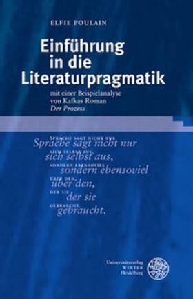 Poulain |  Einführung in die Literaturpragmatik | Buch |  Sack Fachmedien