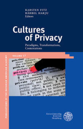 Fitz / Harju |  Cultures of Privacy | Buch |  Sack Fachmedien