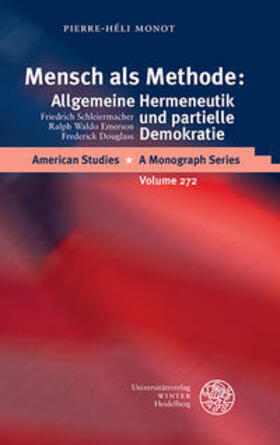 Monot |  Mensch als Methode: Allgemeine Hermeneutik und partielle Demokratie | Buch |  Sack Fachmedien