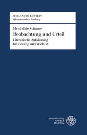 Schauer |  Beobachtung und Urteil | Buch |  Sack Fachmedien