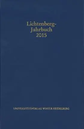 Promies / Joost / Moenninghoff |  Lichtenberg-Jahrbuch 2015 | Buch |  Sack Fachmedien