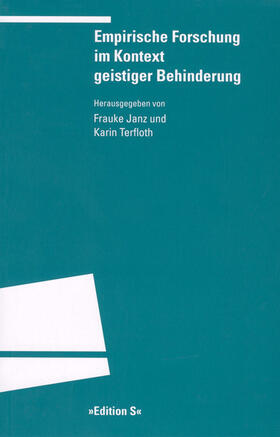 Janz / Terfloth |  Empirische Forschung im Kontext geistiger Behinderung | eBook | Sack Fachmedien