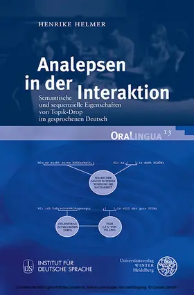 Helmer |  Analepsen in der Interaktion | eBook | Sack Fachmedien