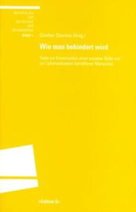 Cloerkes |  Wie man behindert wird | Buch |  Sack Fachmedien