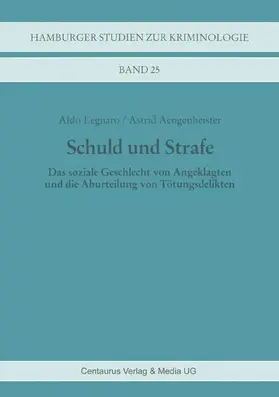 Legnaro / Aengenheister |  Schuld und Strafe | Buch |  Sack Fachmedien