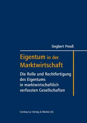 Preuss |  Eigentum in der Marktwirtschaft | Buch |  Sack Fachmedien