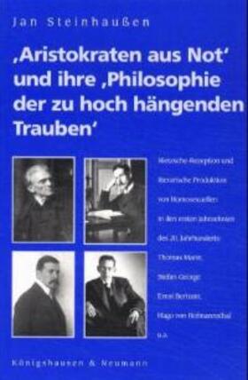 Steinhaußen |  'Aristokraten aus Not' und ihre 'Philosophie der zu hoch hängenden Trauben' | Buch |  Sack Fachmedien