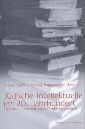 Huml / Rappenecker |  Jüdische Intellektuelle im 20. Jahrhundert | Buch |  Sack Fachmedien