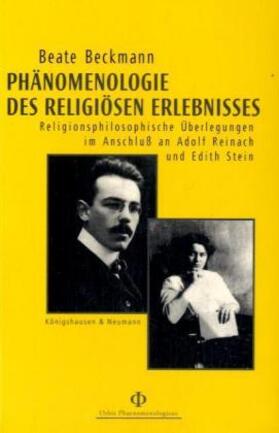 Beckmann |  Phänomenologie des religiösen Erlebnisses | Buch |  Sack Fachmedien