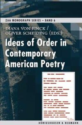 Finck / Scheiding |  Ideas of Order in Contemporary American Poetry | Buch |  Sack Fachmedien