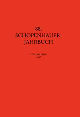 Kossler / Birnbacher |  Schopenhauer-Jahrbuch | Buch |  Sack Fachmedien