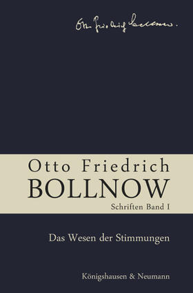 Boelhauve / Kühne-Bertram / Lessing |  Otto Friedrich Bollnow: Schriften 1 | Buch |  Sack Fachmedien