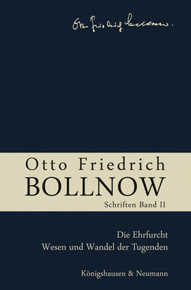 Boelhauve / Kühne-Bertram / Lessing |  Otto Friedrich Bollnow: Schriften | Buch |  Sack Fachmedien