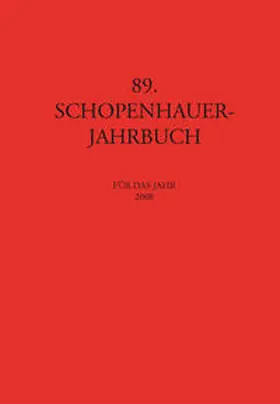 Kossler / Birnbacher |  Schopenhauer-Jahrbuch | Buch |  Sack Fachmedien