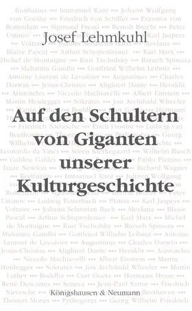 Lehmkuhl |  Auf den Schultern von Giganten unserer Kulturgeschichte | Buch |  Sack Fachmedien