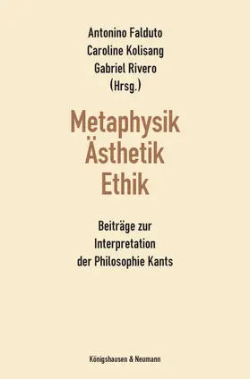 Falduto / Kolisang / Riverol |  Metaphysik - Ästhetik - Ethik | Buch |  Sack Fachmedien