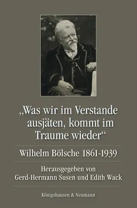 Susen / Wack |  "Was wir im Verstande ausjäten, kommt im Traume wieder" | Buch |  Sack Fachmedien