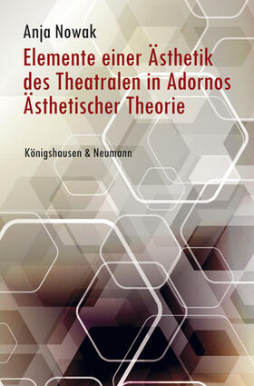 Nowak |  Elemente einer Ästhetik des Theatralen in Adornos Ästhetischer Theorie | Buch |  Sack Fachmedien