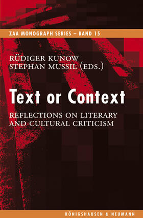 Kunow / Mussil |  Text or Context | Buch |  Sack Fachmedien