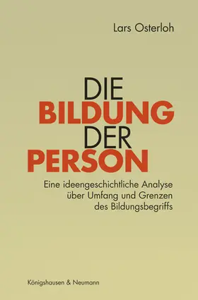 Osterloh |  Die Bildung der Person | Buch |  Sack Fachmedien