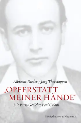 Rieder / Therstappen |  "Opferstatt meiner Hände" | Buch |  Sack Fachmedien