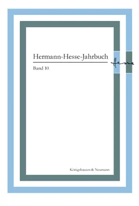 Ponzi |  Hermann-Hesse-Jahrbuch, Band 10 | Buch |  Sack Fachmedien