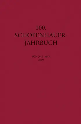 Koßler / Birnbacher |  100. Schopenhauer Jahrbuch | Buch |  Sack Fachmedien