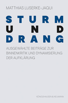 Luserke-Jaqui |  Luserke-Jaqui, M: Sturm und Drang | Buch |  Sack Fachmedien