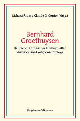 Faber / Conter |  Bernhard Groethuysen | Buch |  Sack Fachmedien