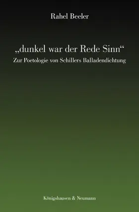 Beeler |  "dunkel war der Rede Sinn" | eBook | Sack Fachmedien