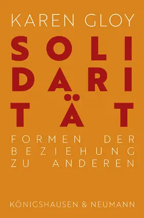 Gloy |  Solidarität | eBook | Sack Fachmedien