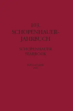 Koßler / Birnbacher |  103. Schopenhauer Jahrbuch | eBook | Sack Fachmedien