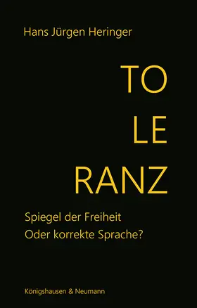 Heringer | Toleranz | Buch | 978-3-8260-8753-0 | sack.de