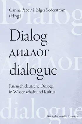 Pape / Sederström |  Dialog – dialogue | eBook | Sack Fachmedien