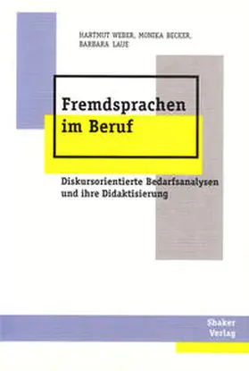 Becker / Weber / Laue |  FREMDSPRACHEN IM BERUF | Buch |  Sack Fachmedien