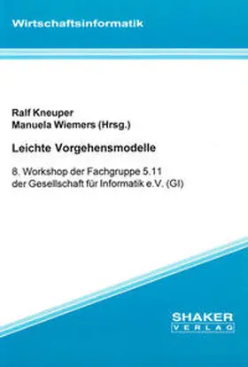 Kneuper / Wiemers |  Leichte Vorgehensmodelle | Buch |  Sack Fachmedien