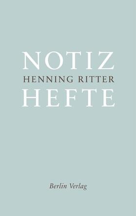 Ritter |  Notizhefte | eBook | Sack Fachmedien