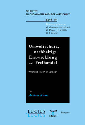 Knorr |  Umweltschutz, nachhaltige Entwicklung und Freihandel | Buch |  Sack Fachmedien