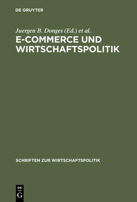 Mai / Donges |  E-Commerce und Wirtschaftspolitik | Buch |  Sack Fachmedien