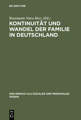 Nave-Herz |  Kontinuität und Wandel der Familie in Deutschland | Buch |  Sack Fachmedien