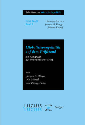 Donges / Paulus / Menzel |  Globalisierungskritik auf dem Prüfstand | Buch |  Sack Fachmedien