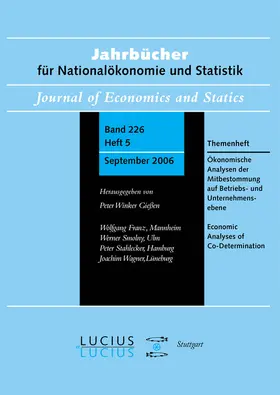 Wagner | Ökonomische Analysen der Mitbestimmung auf Betriebs- und Unternehmensebene | Buch | 978-3-8282-0371-6 | sack.de