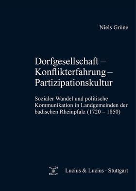 Grüne |  Dorfgesellschaft ¿ Konflikterfahrung - Partizipationskultur | Buch |  Sack Fachmedien