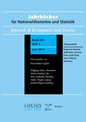 Malchin / Wagner / Voshage | Empirical Studies with New German Firm Level Data from Official Statistics | Buch | 978-3-8282-0541-3 | sack.de